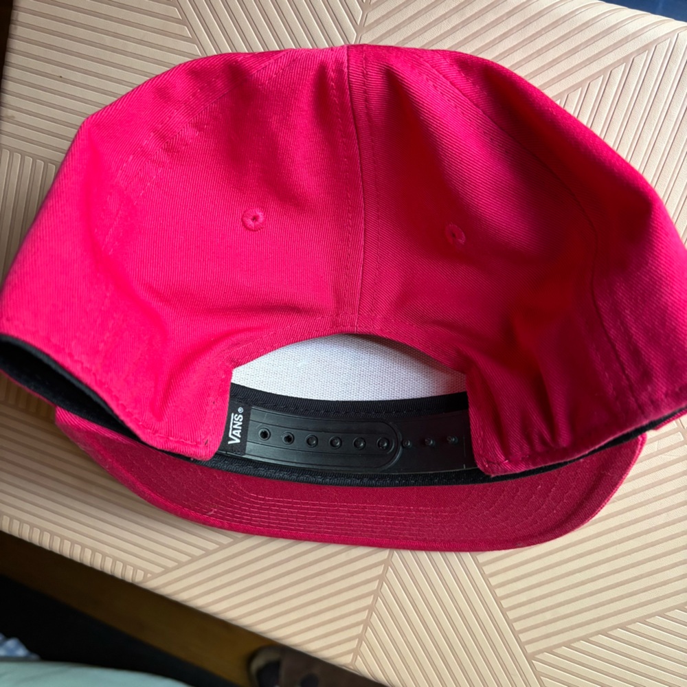 Vans Bragg Jazzy Pink Snapback Hat in Hot Pink NWOT Floral Graphic 🌸🌹🌺🌷🪷🌼 - Picture 12 of 13